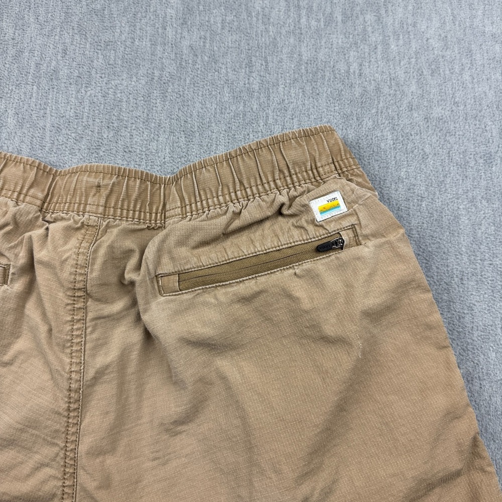 Vuori Shorts Mens 32 Brown Elastic Waist Utility Outdoor Hiking Trail Running - Picture 11 of 13